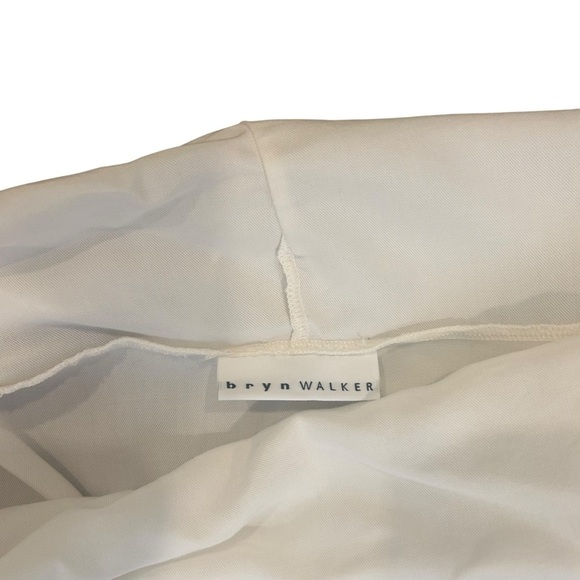 Bryn Walker sleeveless cowl neck Tencel white top size large - Picture 4 of 12